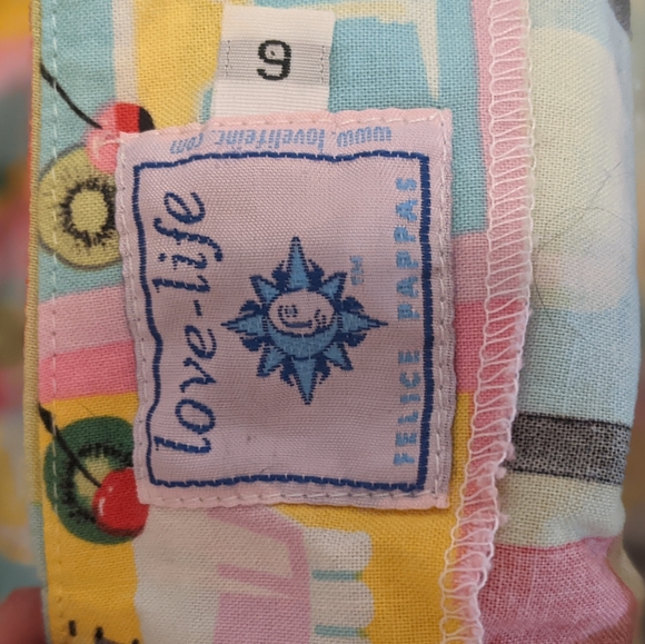 Happy Hour Skirt/Shorts - Cocktails anyone? Sz 6 - Picture 5 of 6